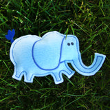 Safari Elephant Stuffie (In-the-Hoop)