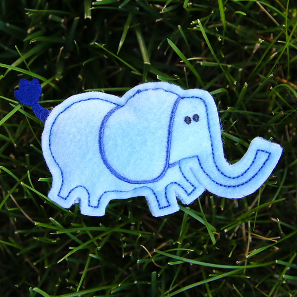 Safari Elephant Stuffie (In-the-Hoop)