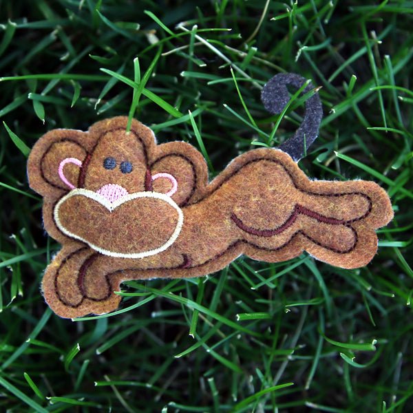 Safari Monkey Stuffie (In-the-Hoop)