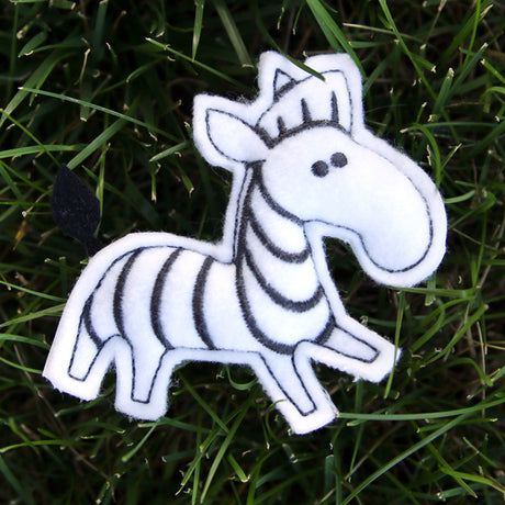 Safari Zebra Stuffie (In-the-Hoop)