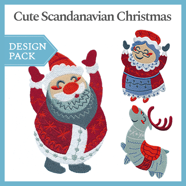 A Cute Scandinavian Christmas Design Pack