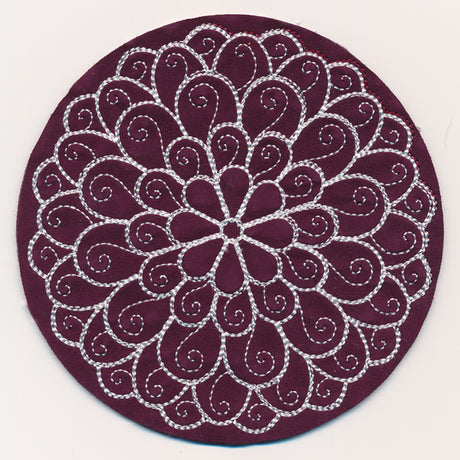 Chrysanthemum Coaster (In-the-Hoop)