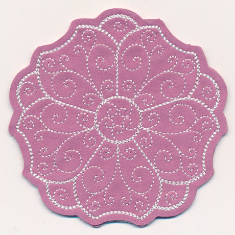 Wild Rose Coaster (In-the-Hoop)
