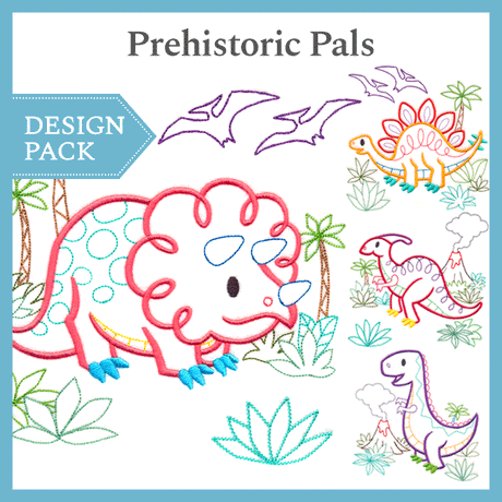 A Prehistoric Pals Design Pack