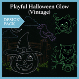 A Playful Halloween Glow (Vintage) Design Pack