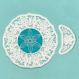 Snowflake Fabric Doily (Lace)