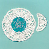 Snowflake Fabric Doily (Lace)