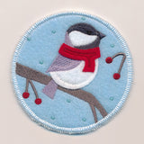 Winter Coaster - Chickadee (In-the-Hoop)