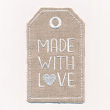 Made with Love Gift Tag (In-the-Hoop)