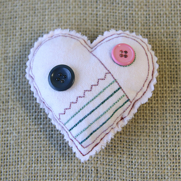 Christmas Stuffie - Heart (In-the-Hoop)