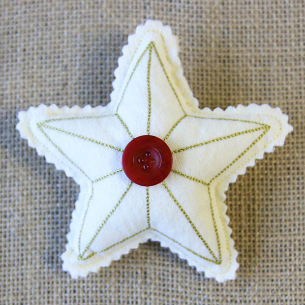 Christmas Stuffie - Star (In-the-Hoop)