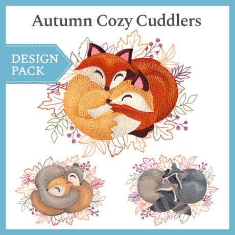 A Autumn Cozy Cuddlers Design Pack