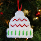 Yarn Stitch Ornament - Hat (In-the-Hoop)