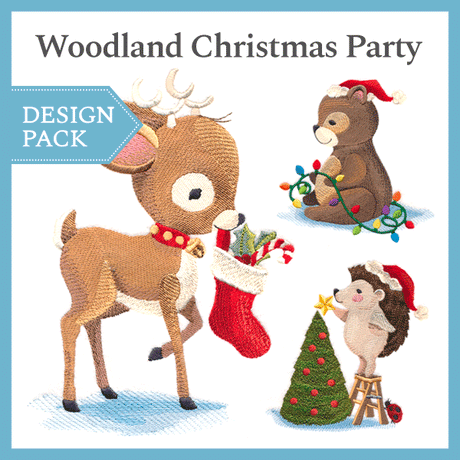A Woodland Christmas Party Design Pack