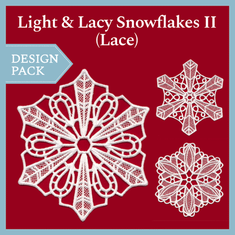 A Light & Lacy Snowflakes II (Lace) Design Pack