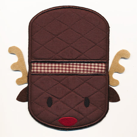 Reindeer Pot Holder (In-the-Hoop)