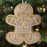 Gingerbread Cookie Ornament - Gingerbread Man (In-the-Hoop)