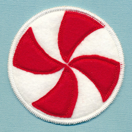 Christmas Coaster - Candy (In-the-Hoop)