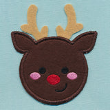 Christmas Coaster - Reindeer (In-the-Hoop)
