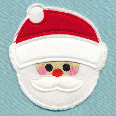 Christmas Coaster - Santa (In-the-Hoop)