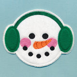 Christmas Coaster - Snowman (In-the-Hoop)