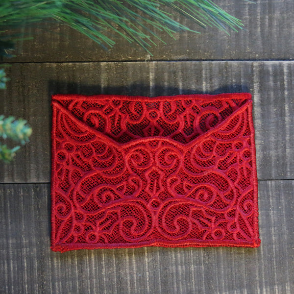 Envelope Pocket Ornament (Lace)