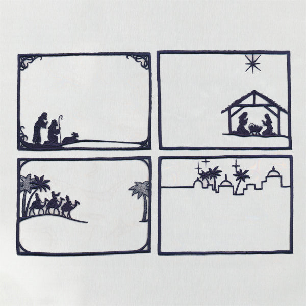 Nativity Shadowbox (Organza)