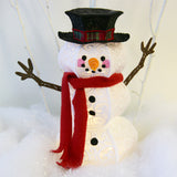 Organza Snowman in 3D (Lace)