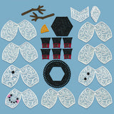 Organza Snowman in 3D (Lace)