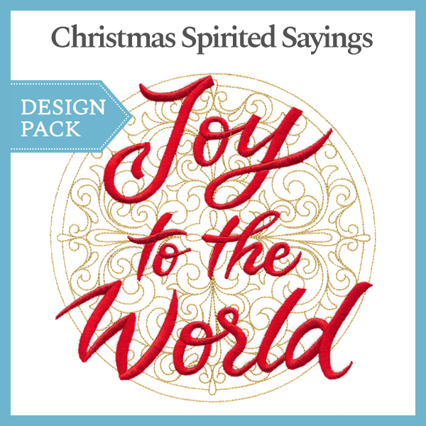 A Christmas Spirited Sayings Design Pack