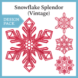 A Snowflake Splendor (Vintage) Design Pack