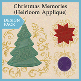 A Christmas Memories (Heirloom Applique) Design Pack