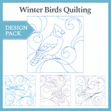 A Winter Birds Quilting Design Pack