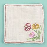 Floral Coaster - Coneflowers (In-the-Hoop)