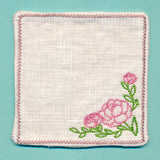 Floral Coaster - Roses (In-the-Hoop)