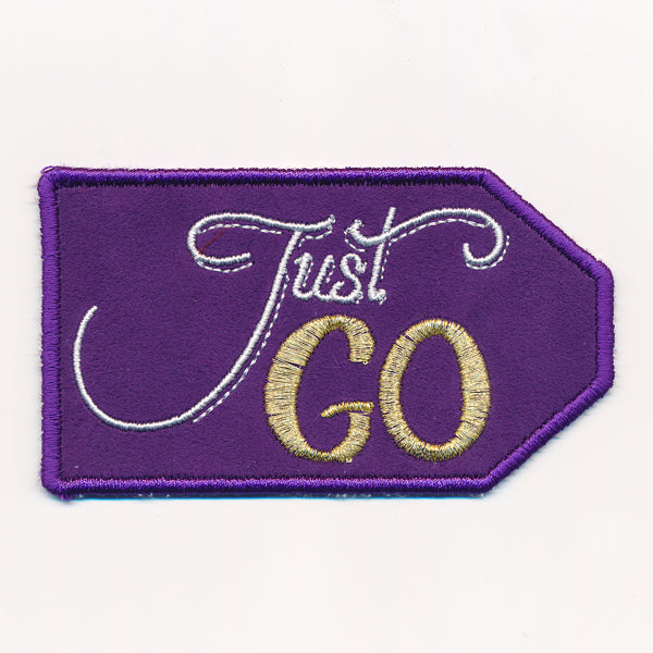 Just Go Luggage Tag (In-the-Hoop)