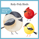 A Roly-Poly Birds Design Pack