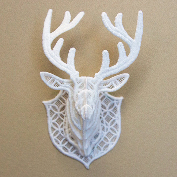 Deer Head in 3D (Lace)