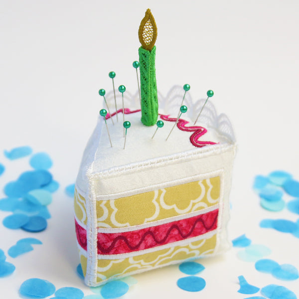 Cake Pincushion (In-the-Hoop)