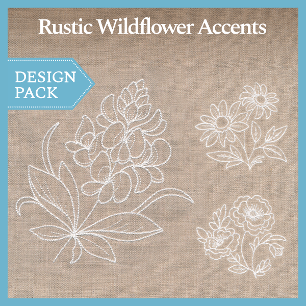 A Rustic Wildflower Accents Design Pack
