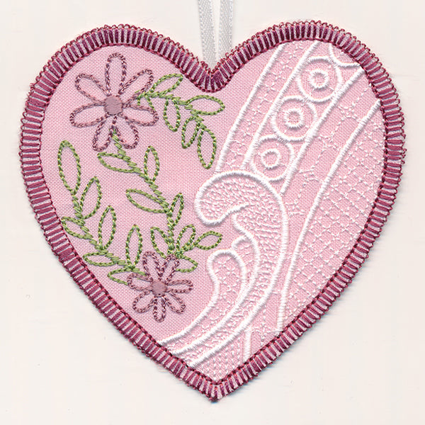 Aster Heart Sachet (In-the-Hoop)