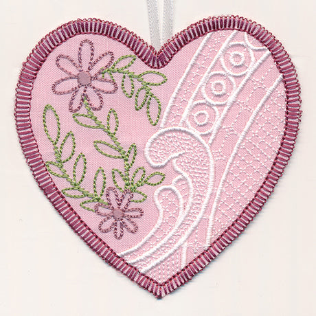 Aster Heart Sachet (In-the-Hoop)
