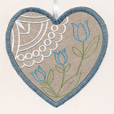Tulip Heart Sachet (In-the-Hoop)