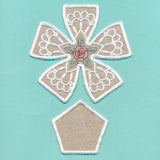 Shabby Chic Pincushion (In-the-Hoop)