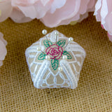 Shabby Chic Pincushion (In-the-Hoop)