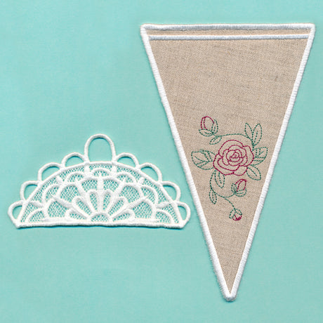 Shabby Chic Scissors Case (In-the-Hoop)