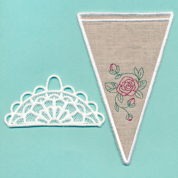 Shabby Chic Scissors Case (In-the-Hoop)