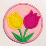 Spring Coaster - Tulips (In-the-Hoop)