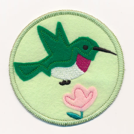 Spring Coaster - Hummingbird (In-the-Hoop)