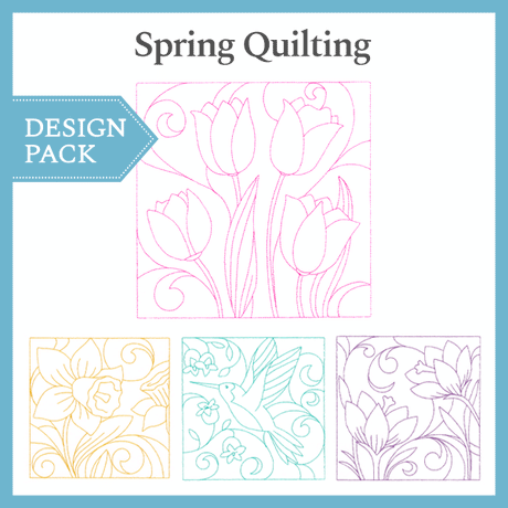 A Spring Quilting Design Pack
